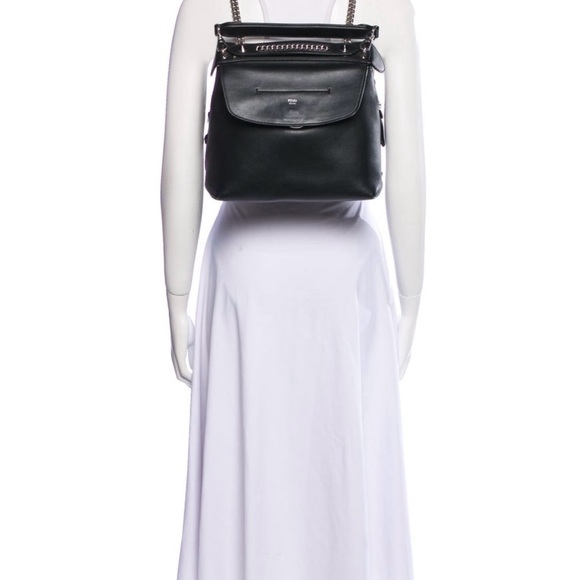 Fendi Black Leather Backpack - Authentic - Picture 3 of 11